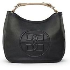 Genuine Leather René Noir Motif Bag by Bolvaint